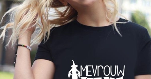 T shirt mevrouw heks sale